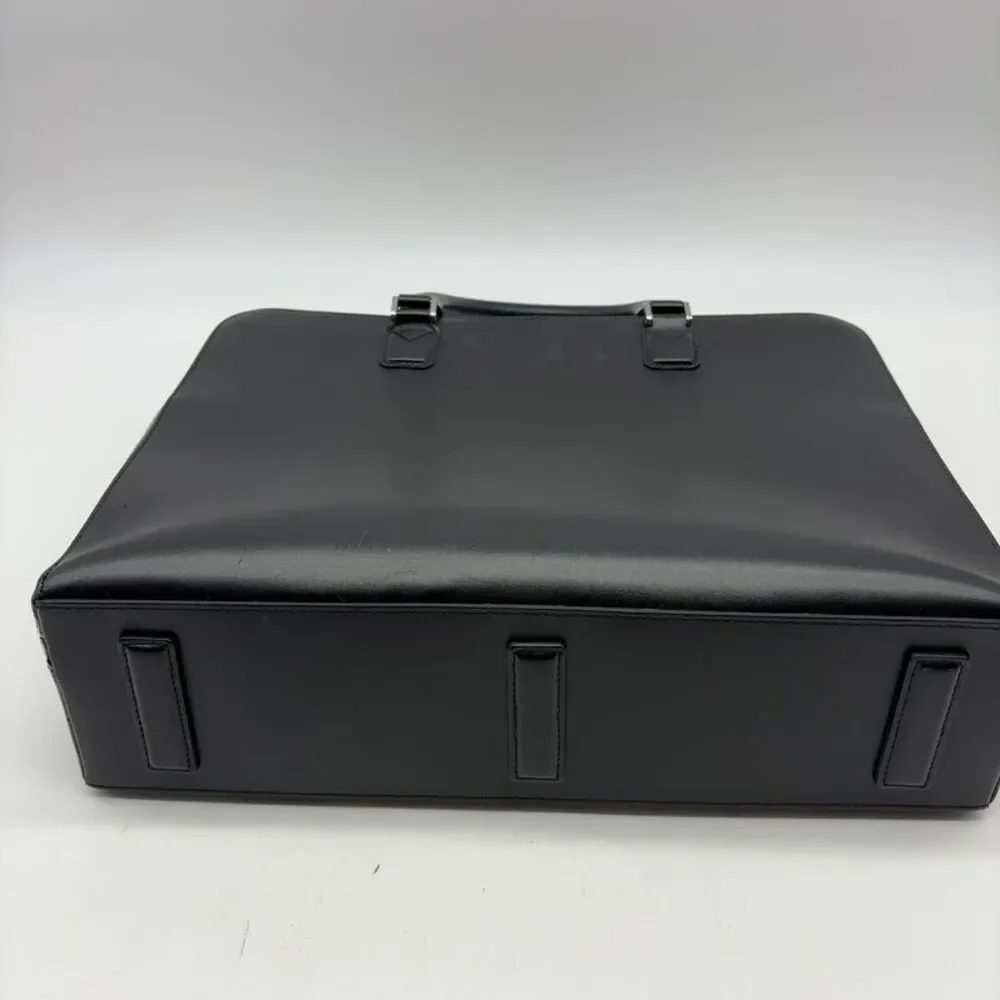 Montblanc black leather